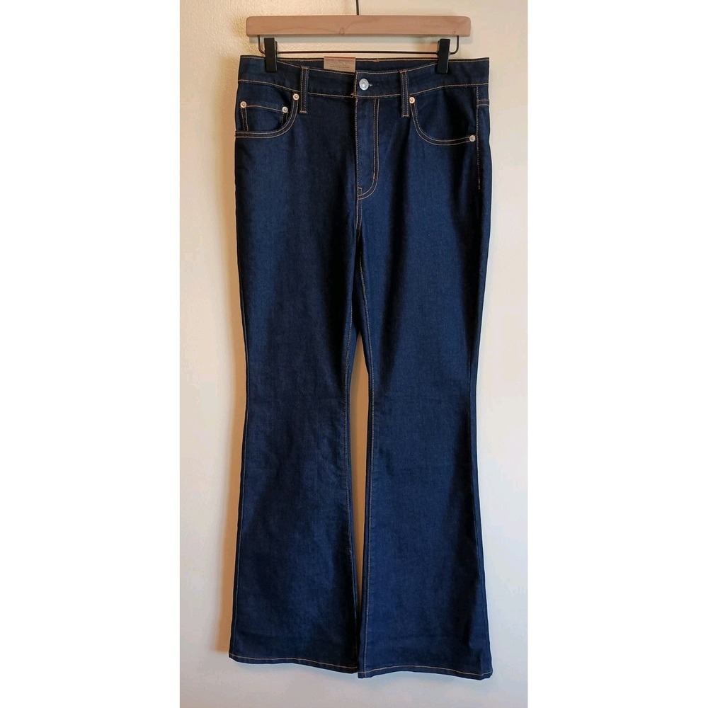 Levi's 726 Flare Jeans Women's 29x32 High Rise Dark Wash Stretch Denim NWT